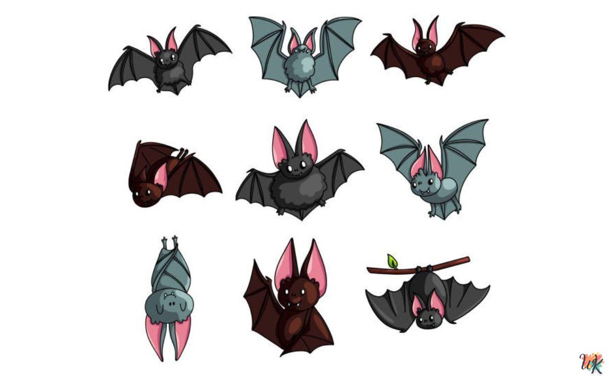 Bats kleurplaten