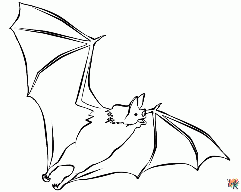 Bats kleurplaten19