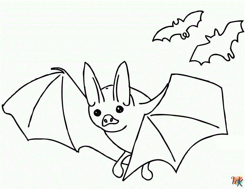 Bats kleurplaten22