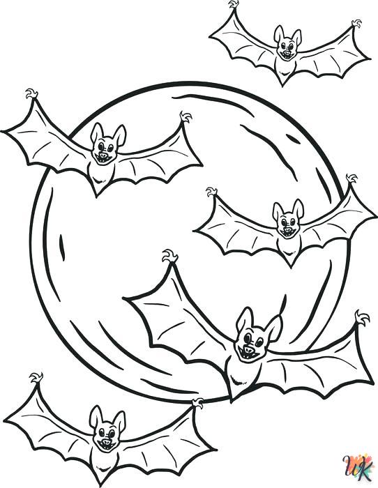 Bats kleurplaten28