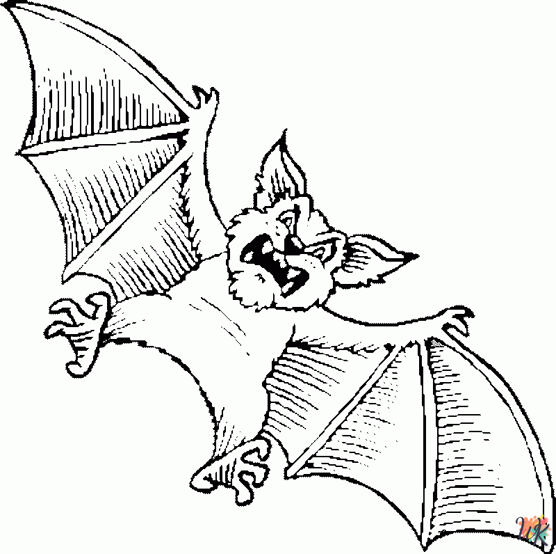 Bats kleurplaten31