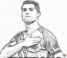 Cristiano Ronaldo Kleurplaten1