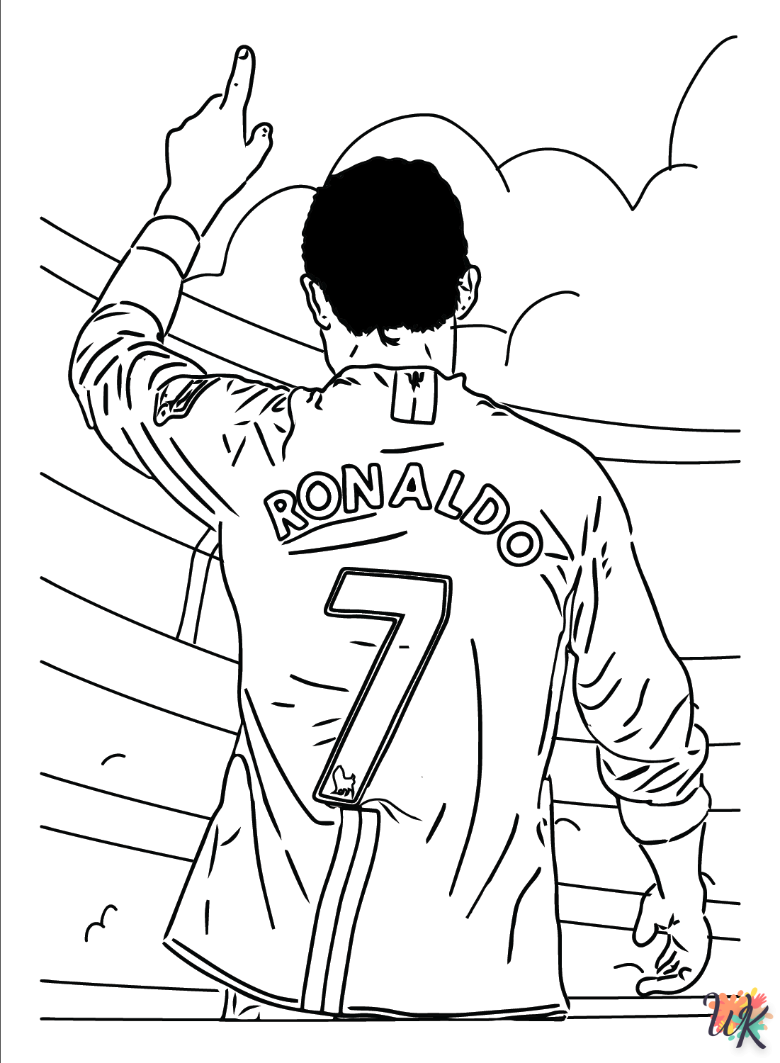 Cristiano Ronaldo Kleurplaten11