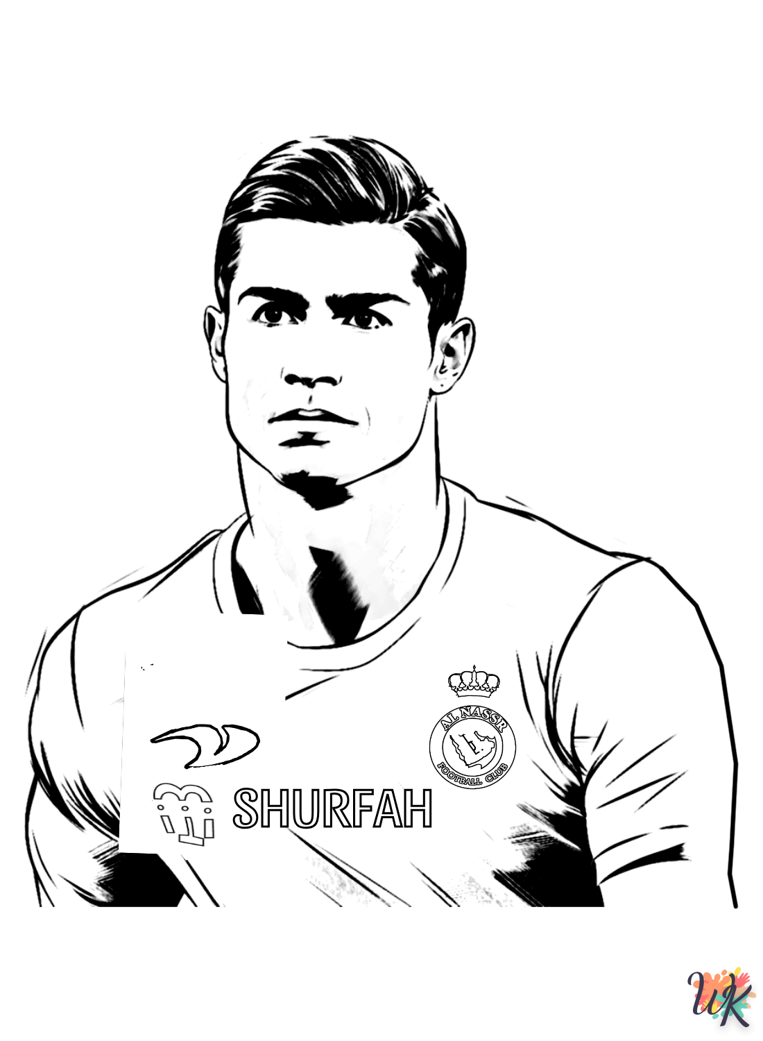 Cristiano Ronaldo Kleurplaten14