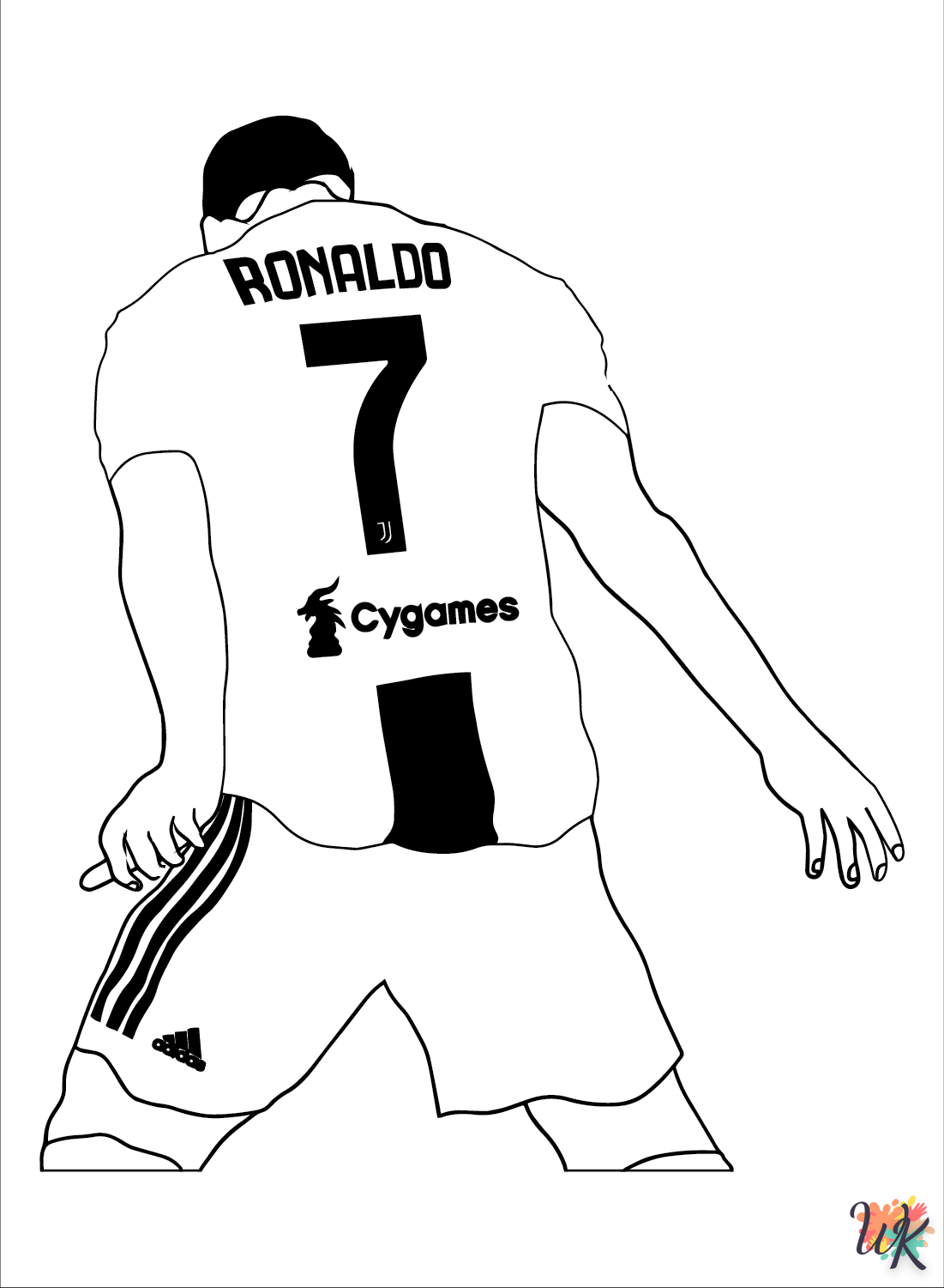 Cristiano Ronaldo Kleurplaten20