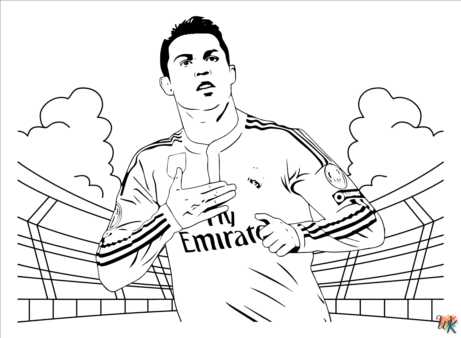 Cristiano Ronaldo Kleurplaten23