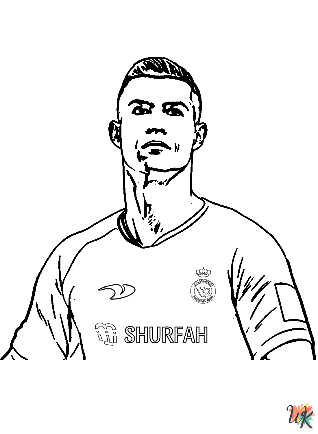 Cristiano Ronaldo Kleurplaten34