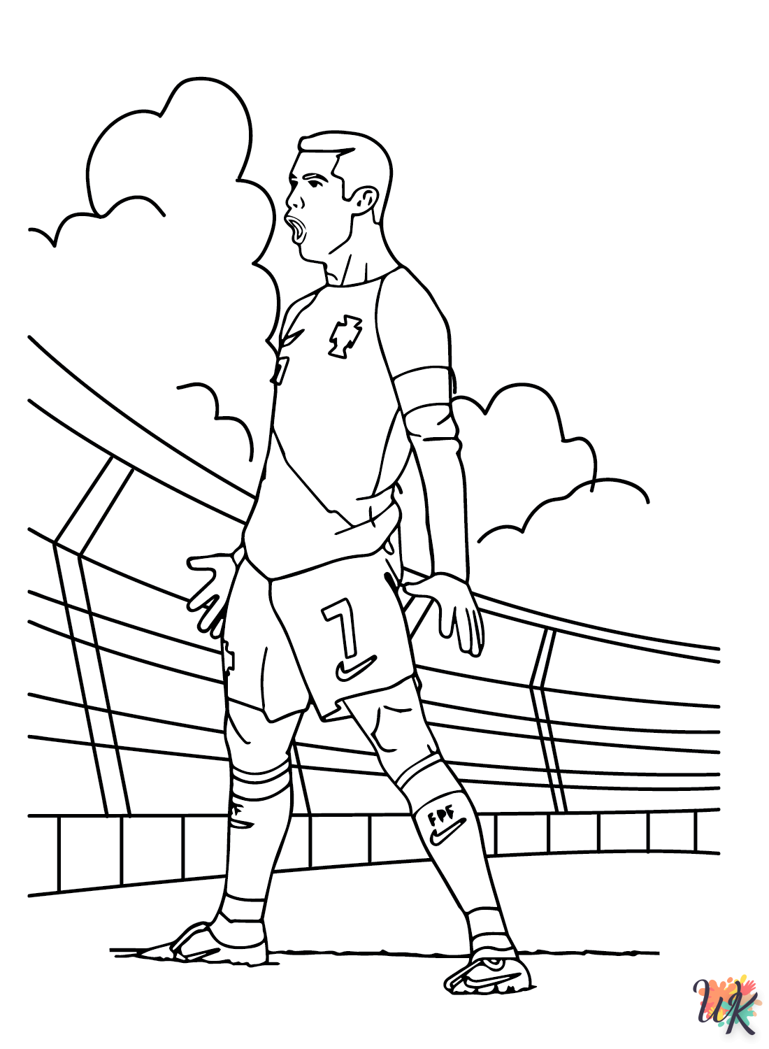 Cristiano Ronaldo Kleurplaten9