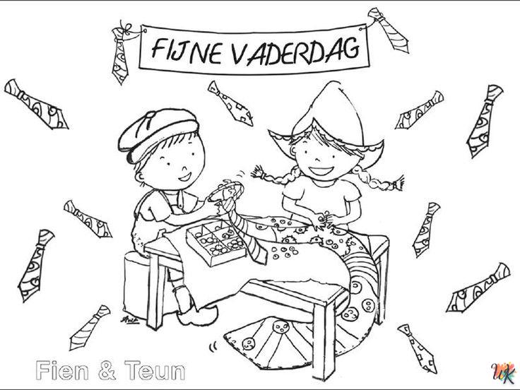 Fien en Teun 20 Fien en Teun kleurplaat4