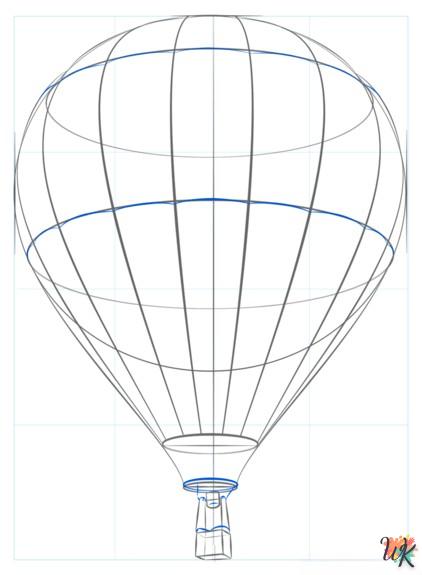 Luchtballon tekenen10