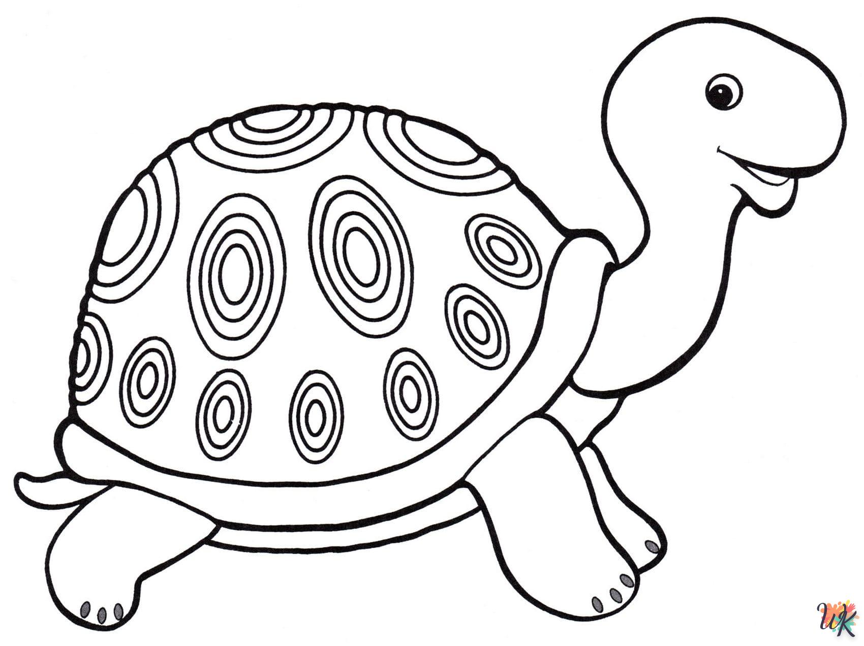 Schildpadden kleurplaten1