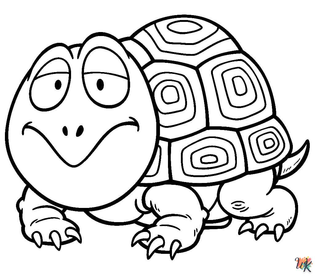 Schildpadden kleurplaten19