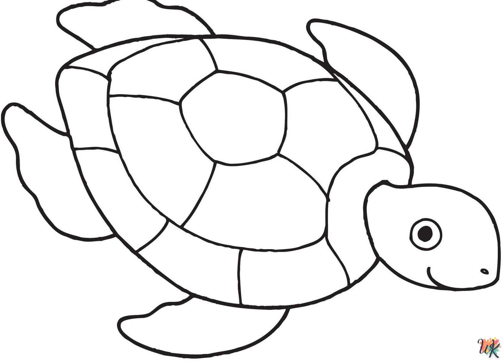 Schildpadden kleurplaten5