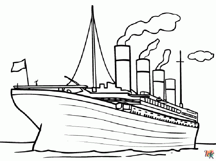 Titanic kleurplaat1