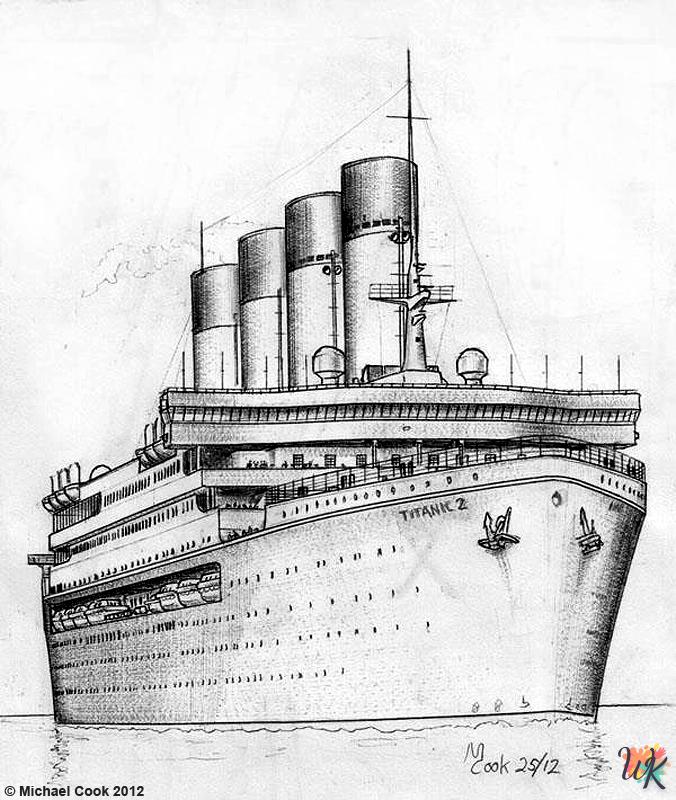Titanic kleurplaat10