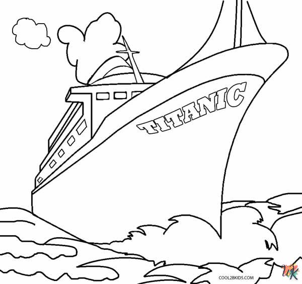 Titanic kleurplaat12