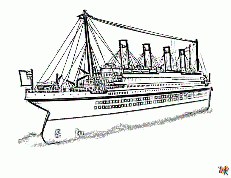 Titanic kleurplaat13