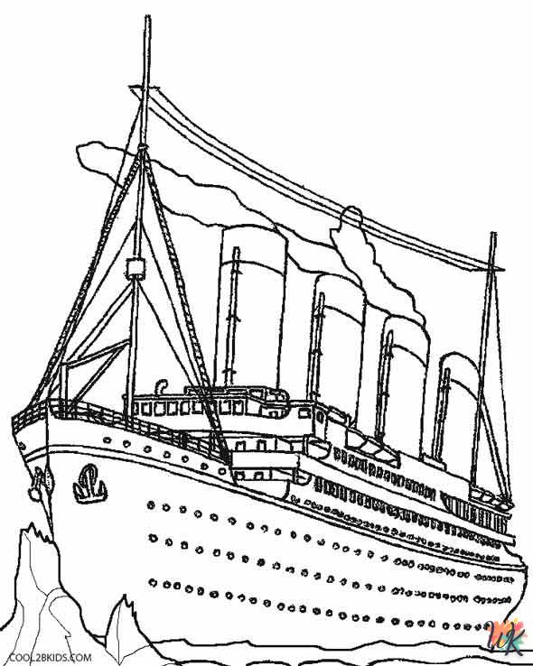 Titanic kleurplaat14