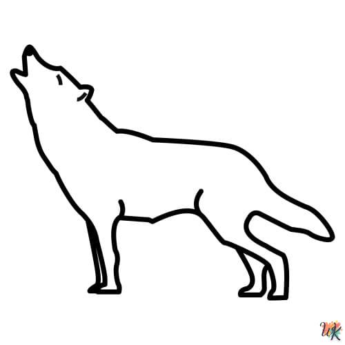 Wolf kleurplaten64