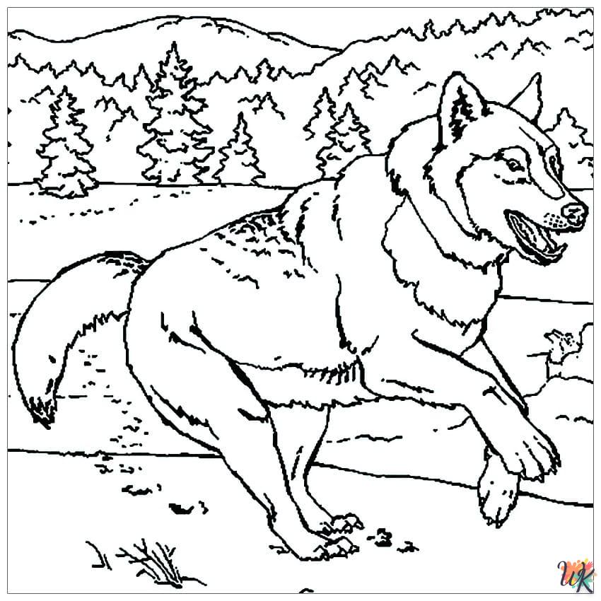 Wolf kleurplaten66