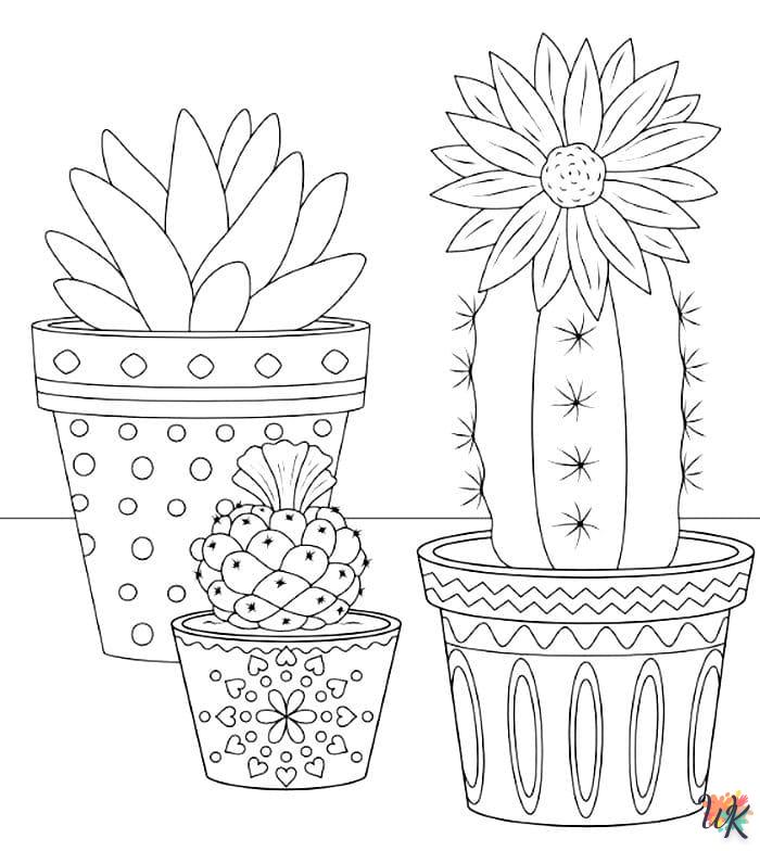 cactus kleurplaat1