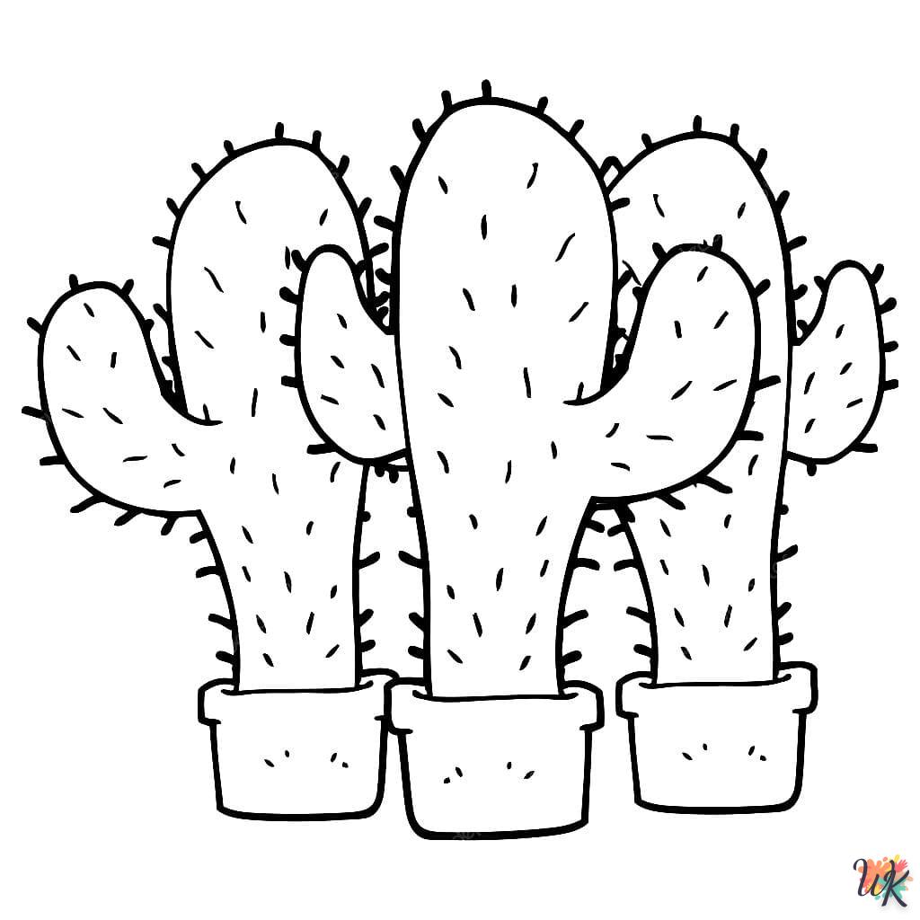 cactus kleurplaat15
