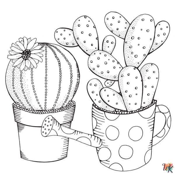 cactus kleurplaat17