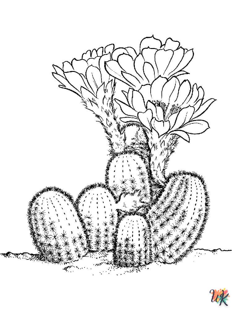 cactus kleurplaat24