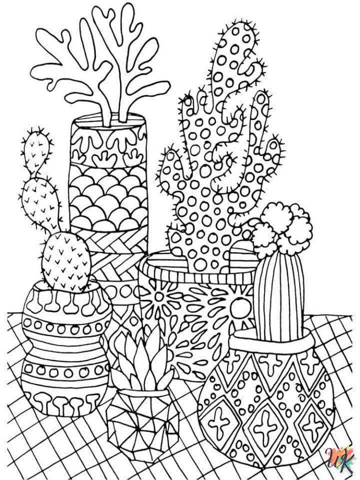 cactus kleurplaat29