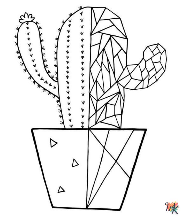 cactus kleurplaat31