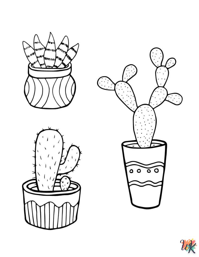 cactus kleurplaat32