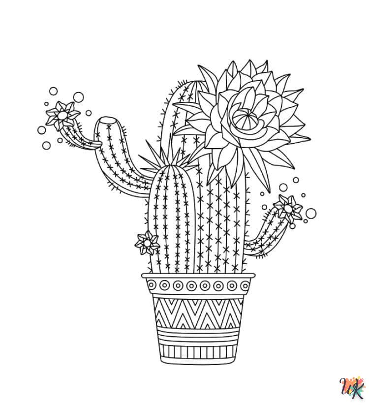 cactus kleurplaat38