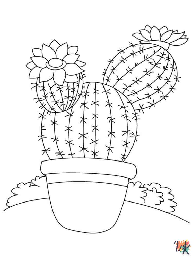 cactus kleurplaat49