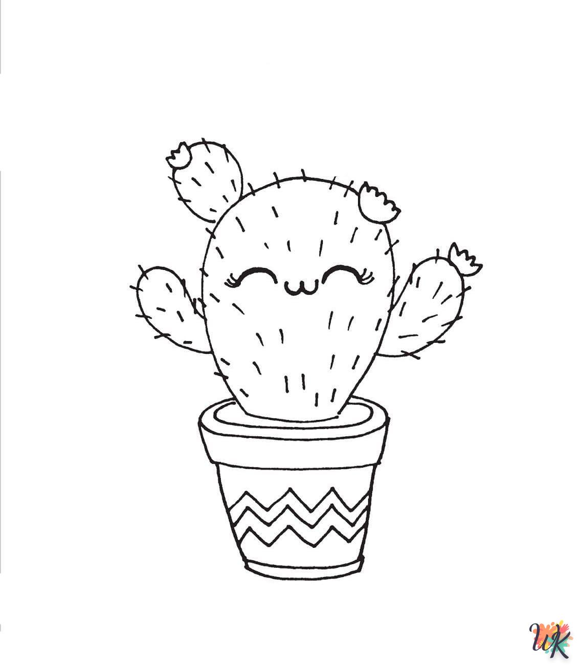 cactus kleurplaat5