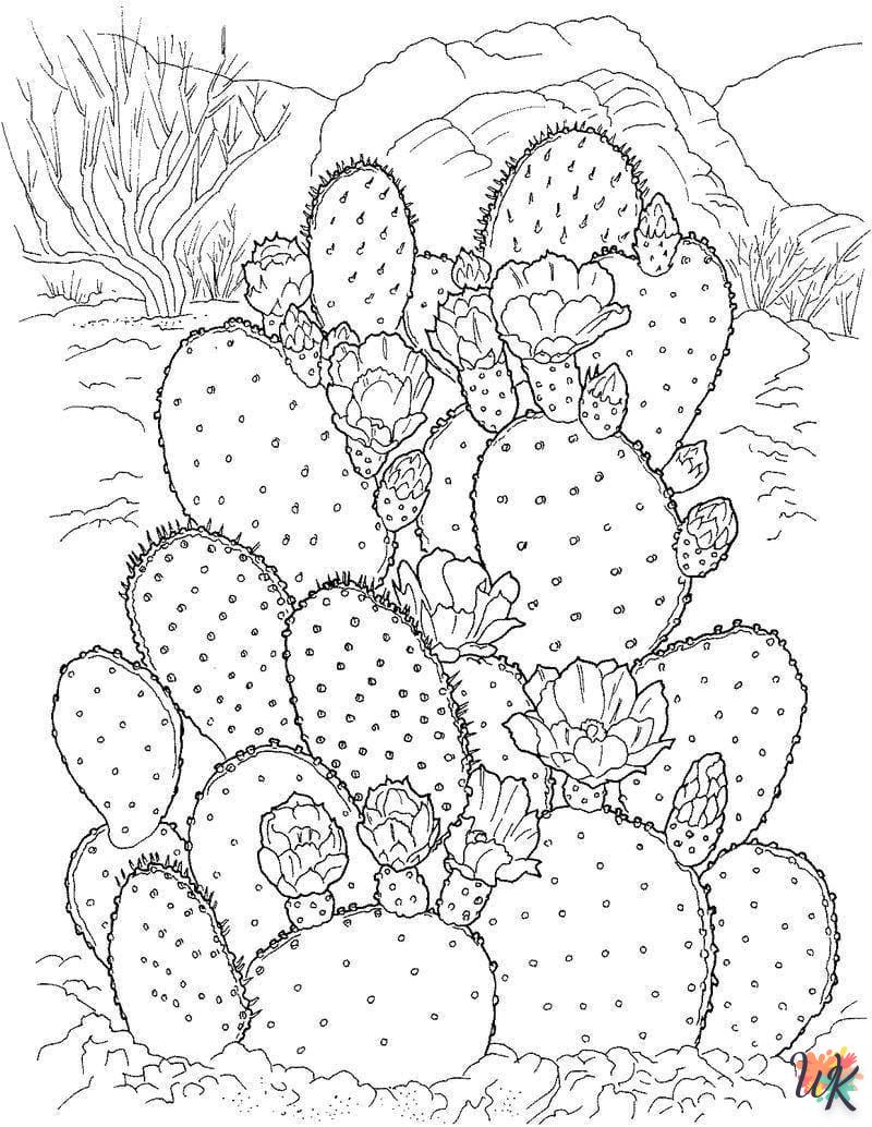 cactus kleurplaat51