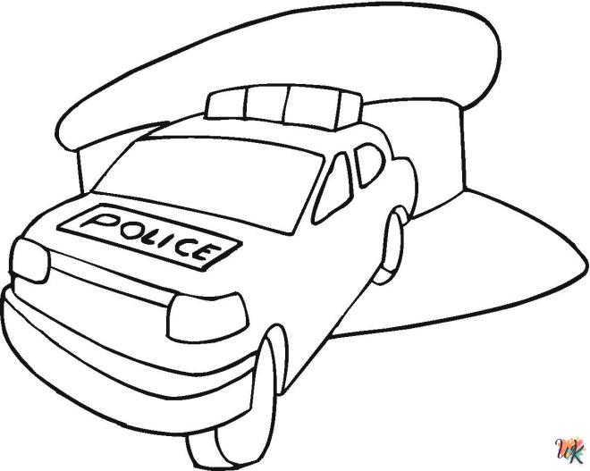 kleurplaat politie15