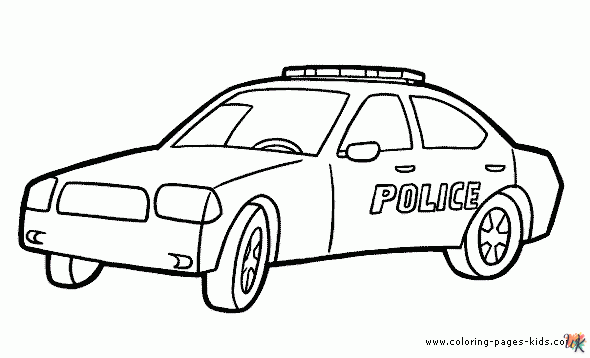kleurplaat politie18