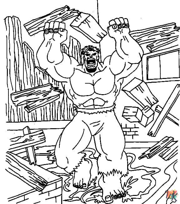 Hulk kleurplaat19
