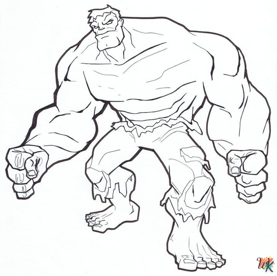 Hulk kleurplaat24