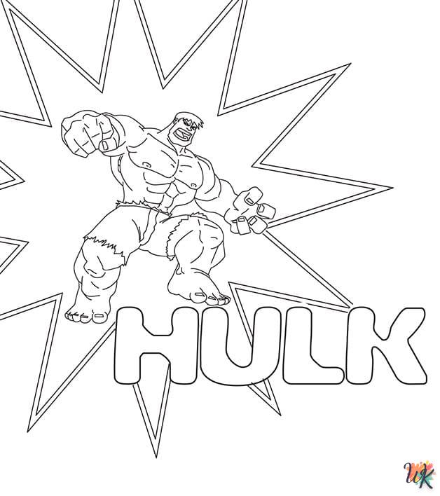 Hulk kleurplaat28