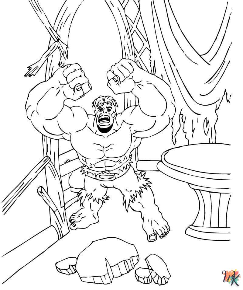 Hulk kleurplaat36