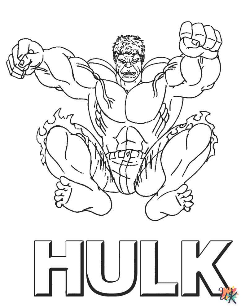 Hulk kleurplaat41