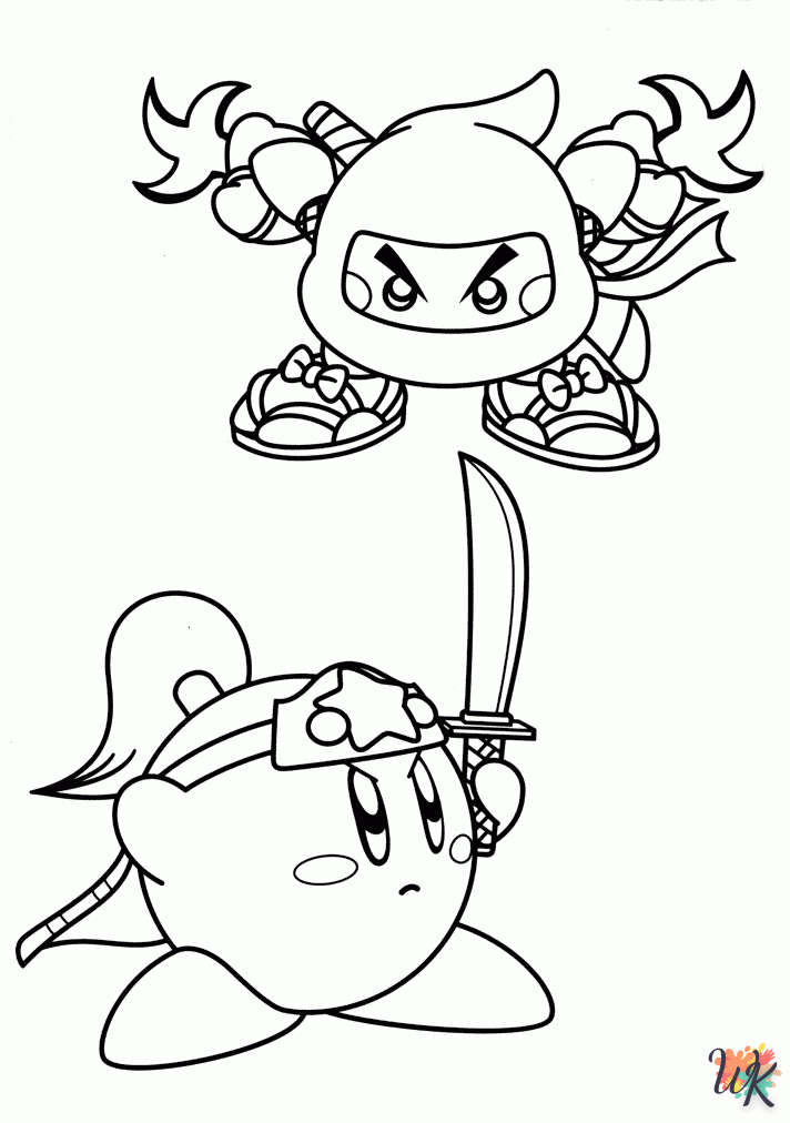 Kirby 44 Kirby kleurplaat16