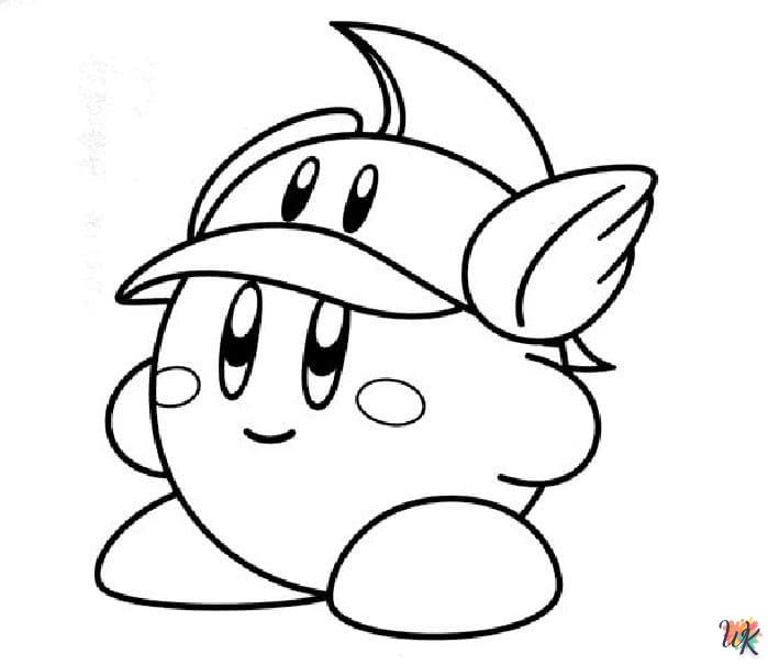 Kirby 30 Kirby kleurplaat30