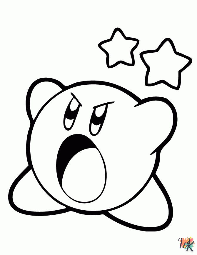 Kirby kleurplaat4