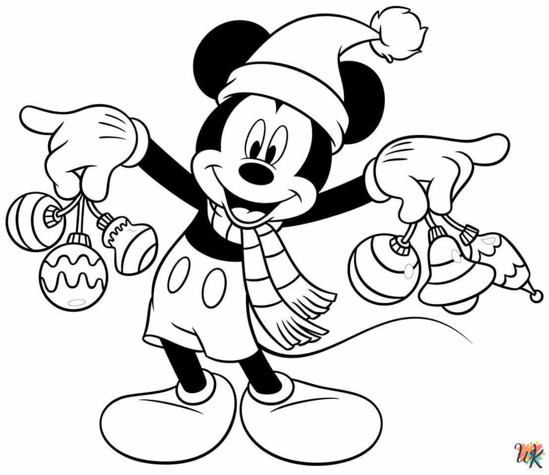 Kleurplaat Mickey Mouse19