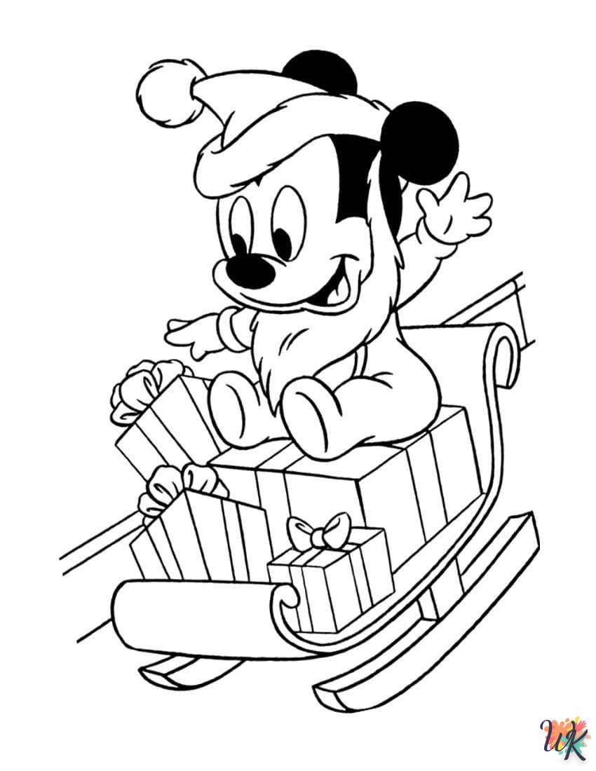 Kleurplaat Mickey Mouse30