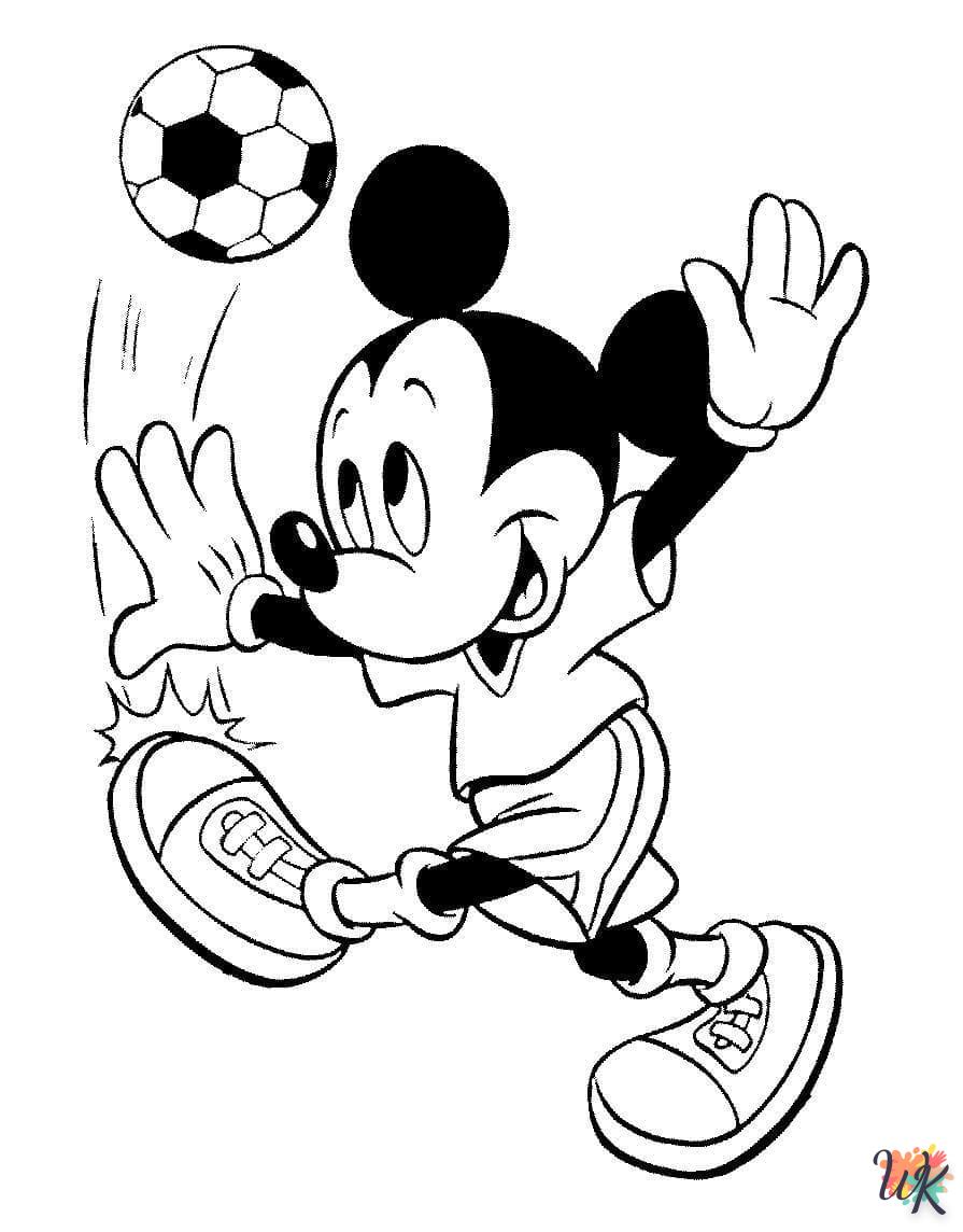 Kleurplaat Mickey Mouse37