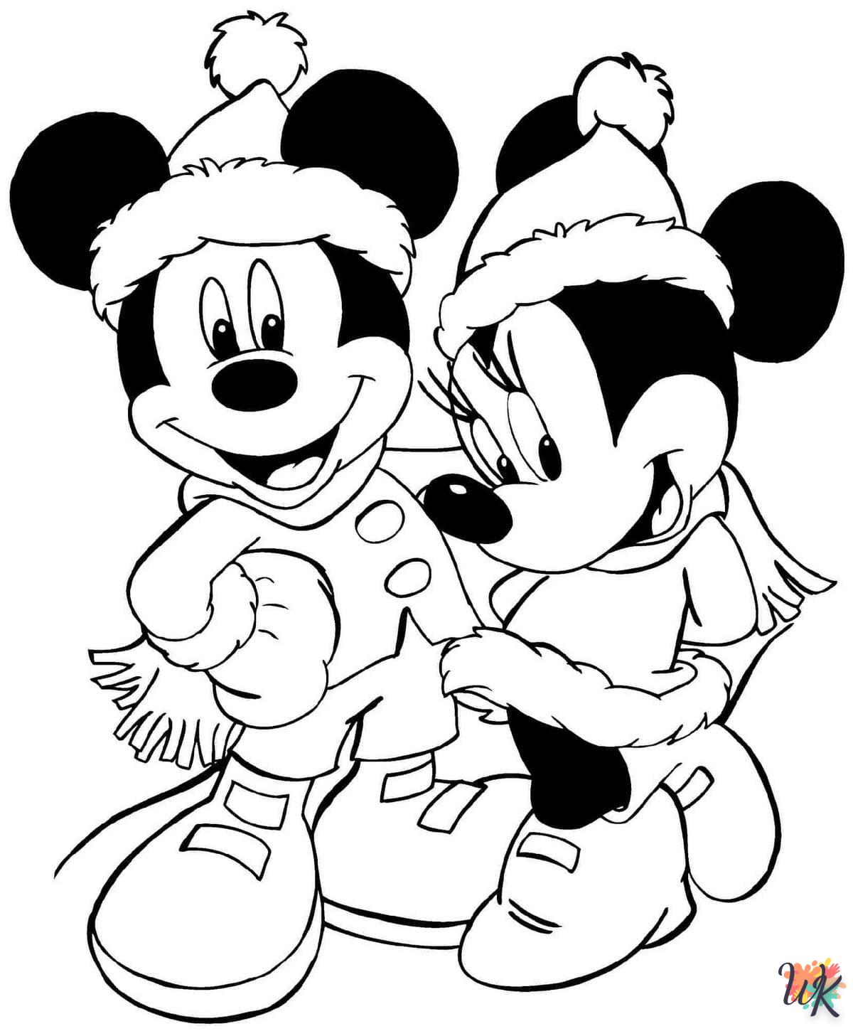 Kleurplaat Mickey Mouse42
