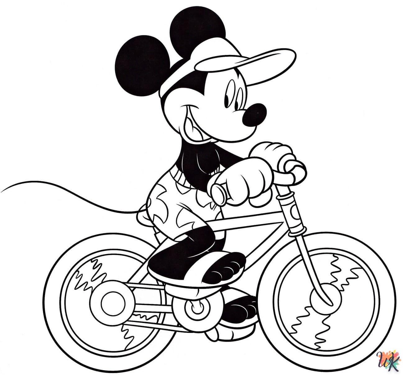 Kleurplaat Mickey Mouse53
